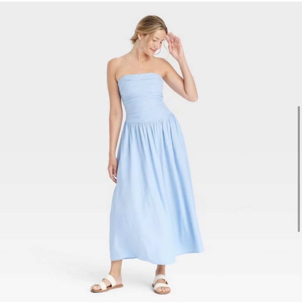 Women's Ruched Maxi A-Line
Dress - Universal Thread
